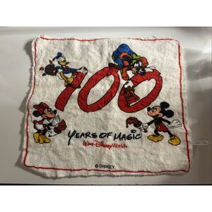 Disney Vintage 100 Years of Magic Rag 11” x 9.5”